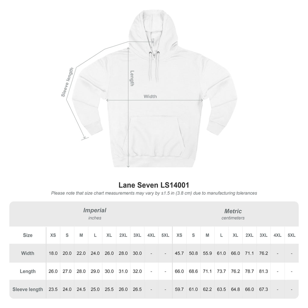 Simple Embroidered Cross Hoodie
